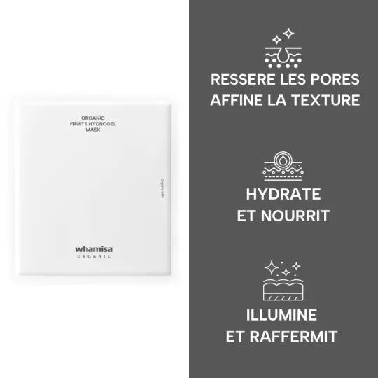 WHAMISA MASQUE HYDROGEL AUX FRUITS BIO - 1 PCS