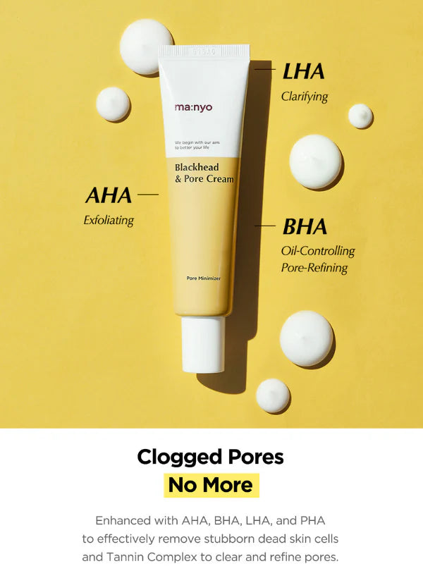 Ma:nyo – Blackhead & Pore Cream, 30ml - GA HEADHOUSE