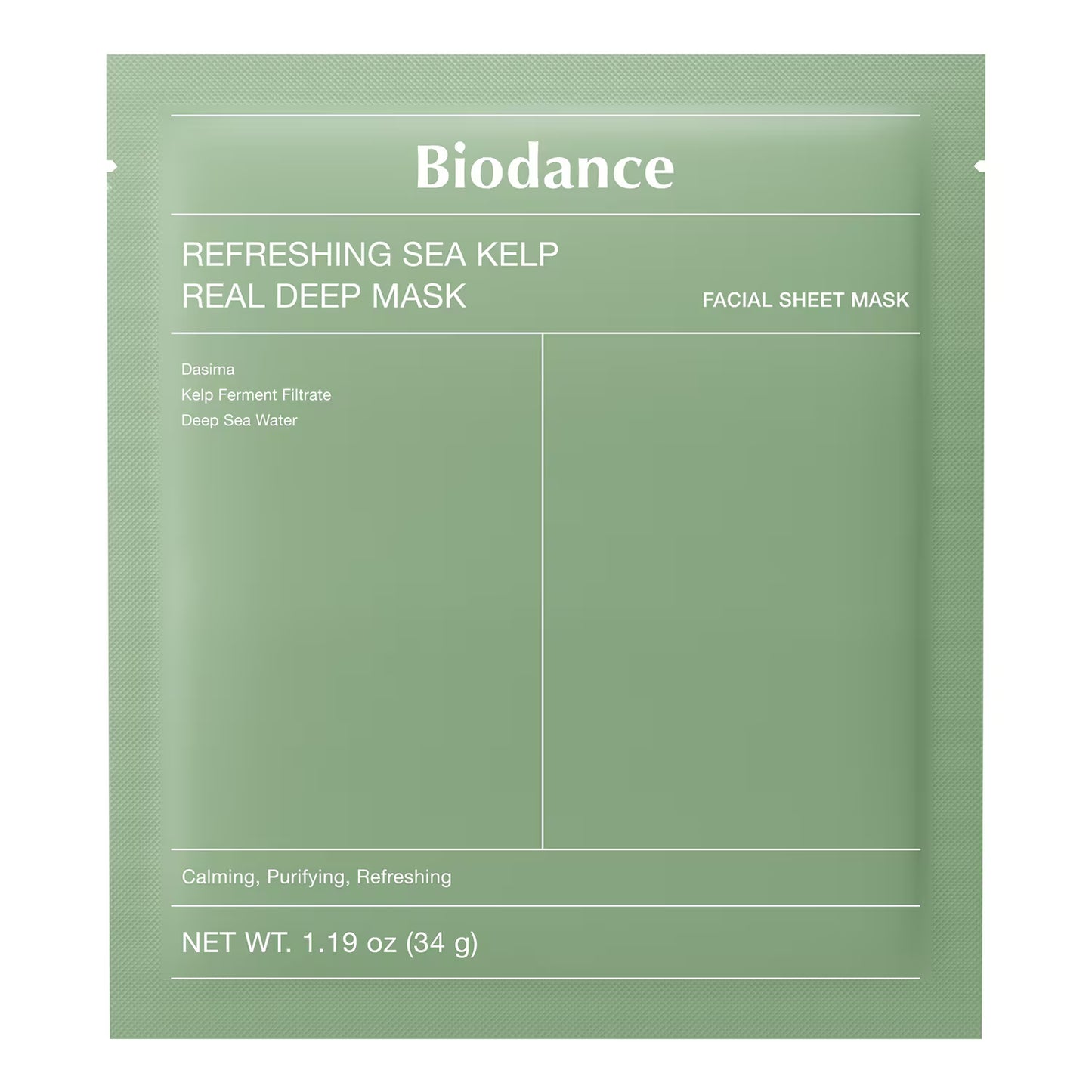 Biodance – Refreshing Sea Kelp Real Deep Mask - GA HEADHOUSE