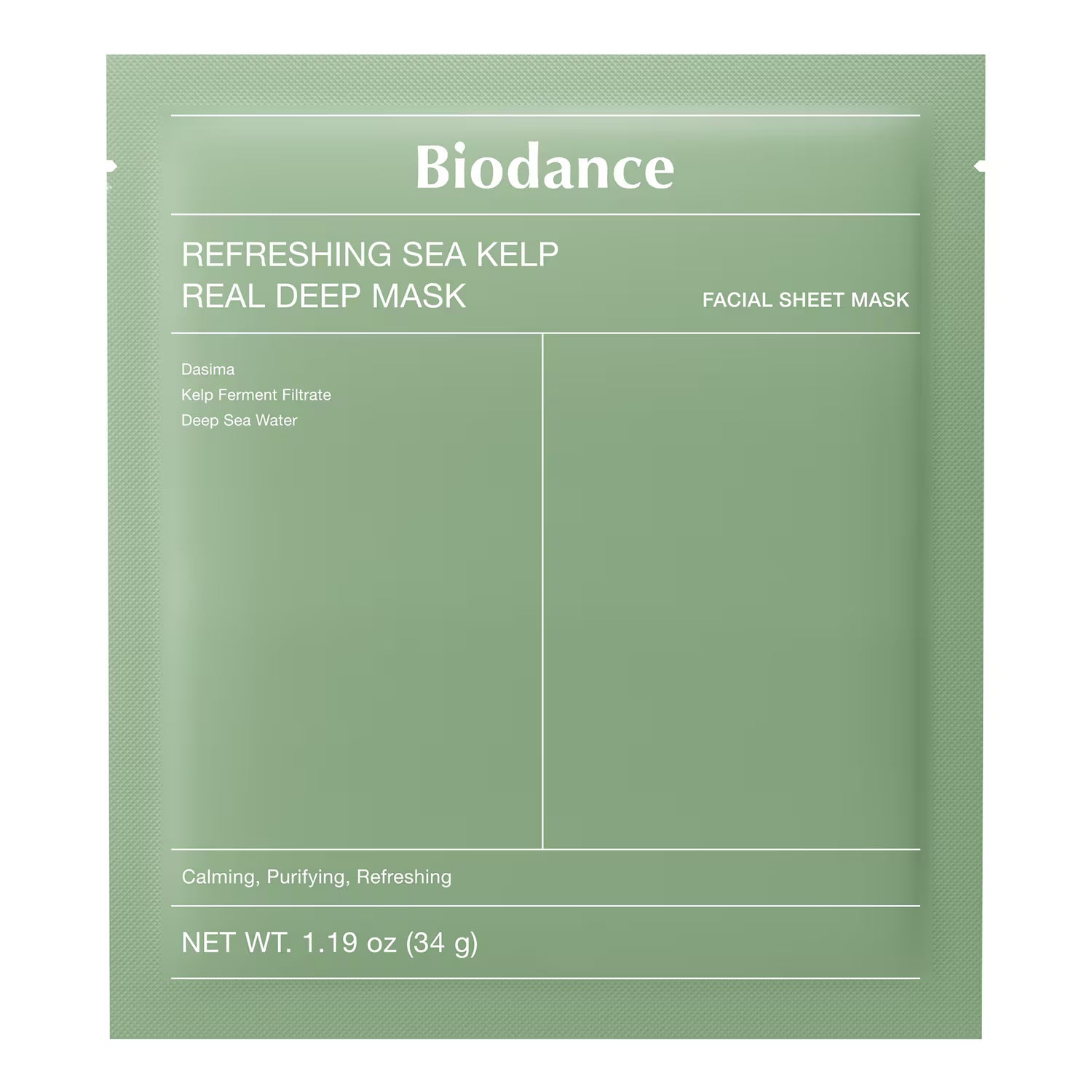 Biodance – Refreshing Sea Kelp Real Deep Mask - GA HEADHOUSE