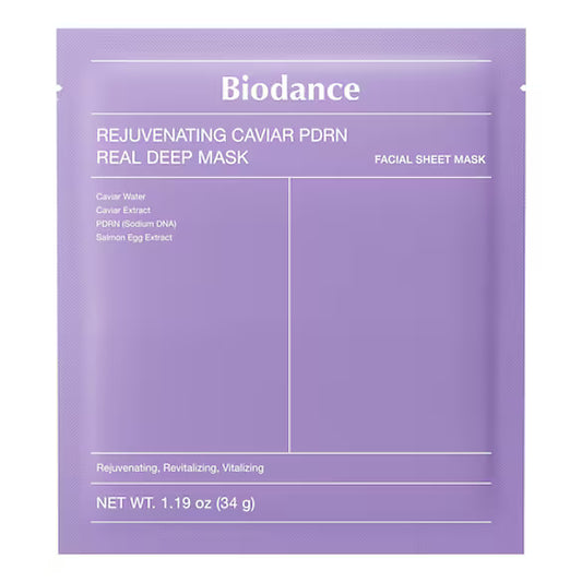 Biodance – Rejuvenating Caviar PDRN Real Deep Mask, 34g - GA HEADHOUSE
