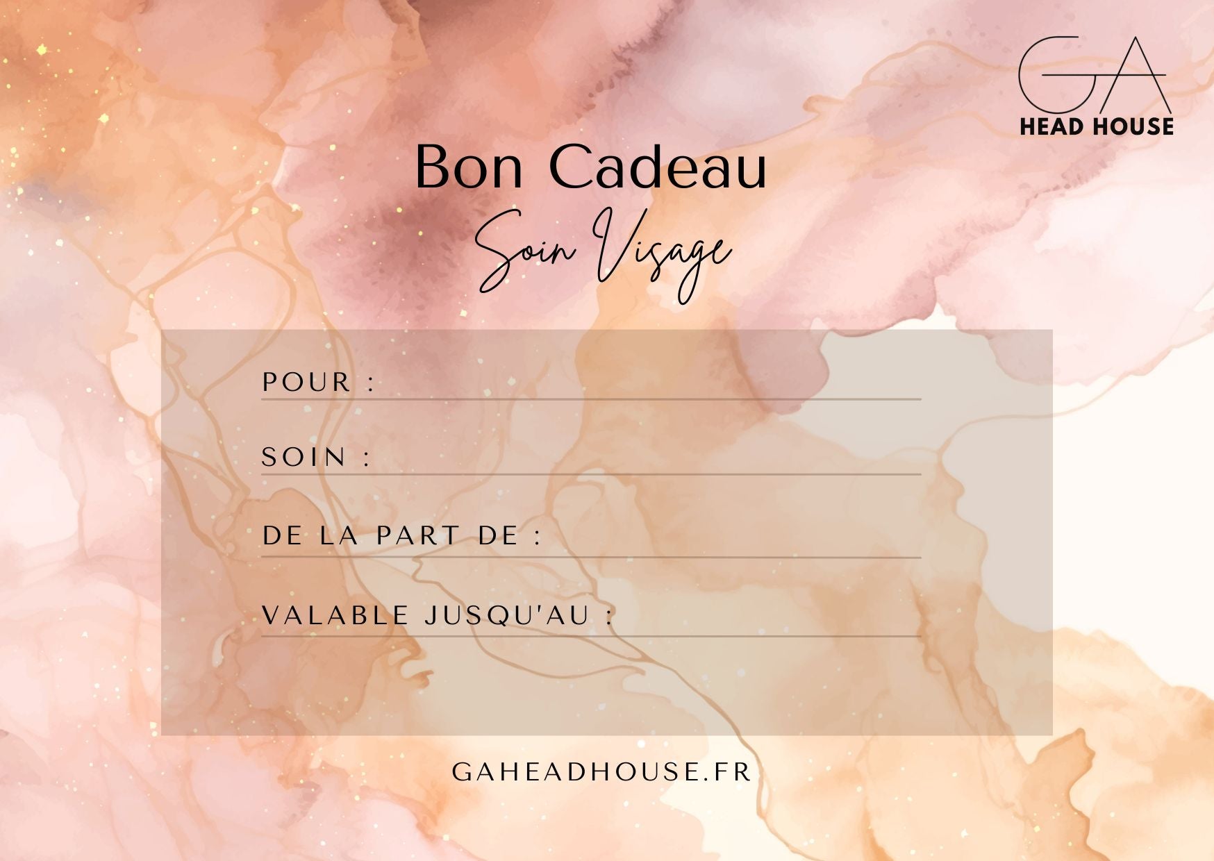 Carte Cadeau Soin du Visage Coréen - GA HEADHOUSE