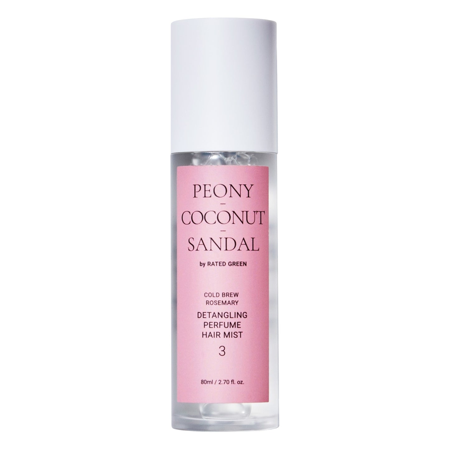 RATED GREEN - Detangling Perfume Hair Mist 03 (peony-coconut-sandal)