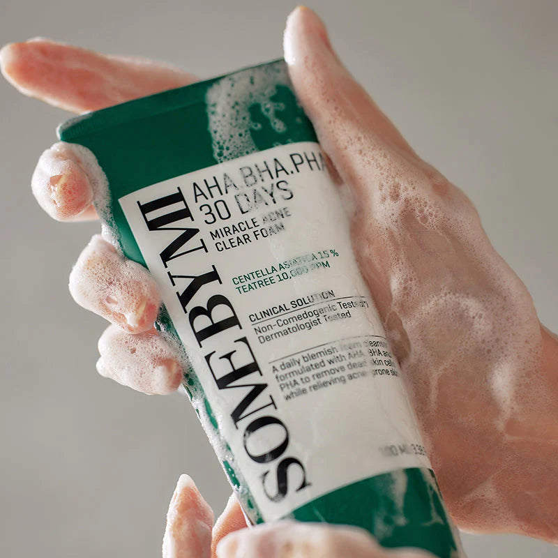 SOME BY MI - AHA,BHA,PHA 30 Days Miracle Acne Clear Foam - GA HEADHOUSE