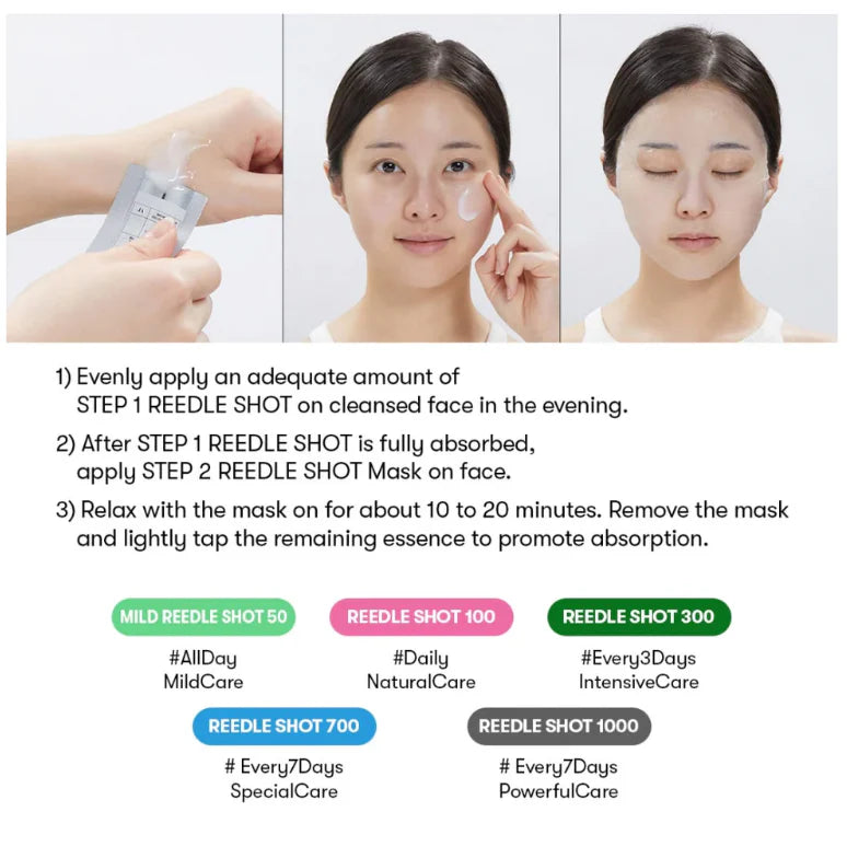 VT Cosmetics Reedle Shot 100 2-Step Mask