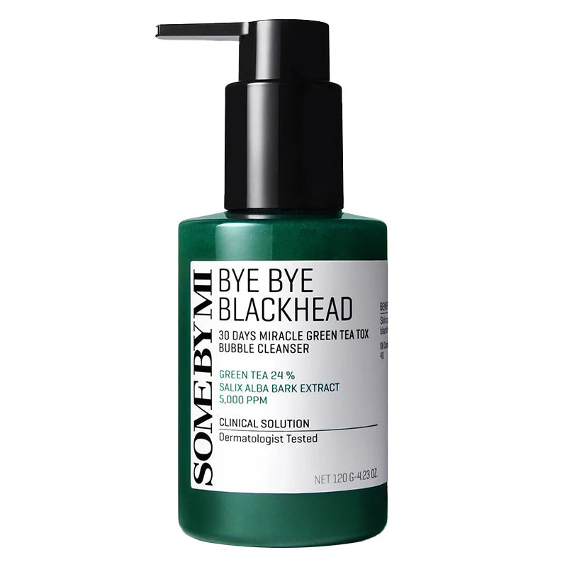 SOME BY MI - Bye Bye Blackhead 30 Days Miracle Green Tea Tox Bubble Cleanser - GA HEADHOUSE