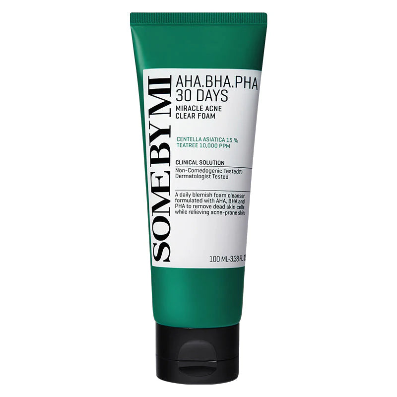 SOME BY MI - AHA,BHA,PHA 30 Days Miracle Acne Clear Foam - GA HEADHOUSE