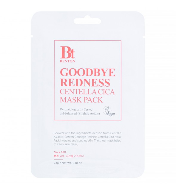 Benton - Goodbye Redness Centella Mask - GA HEADHOUSE
