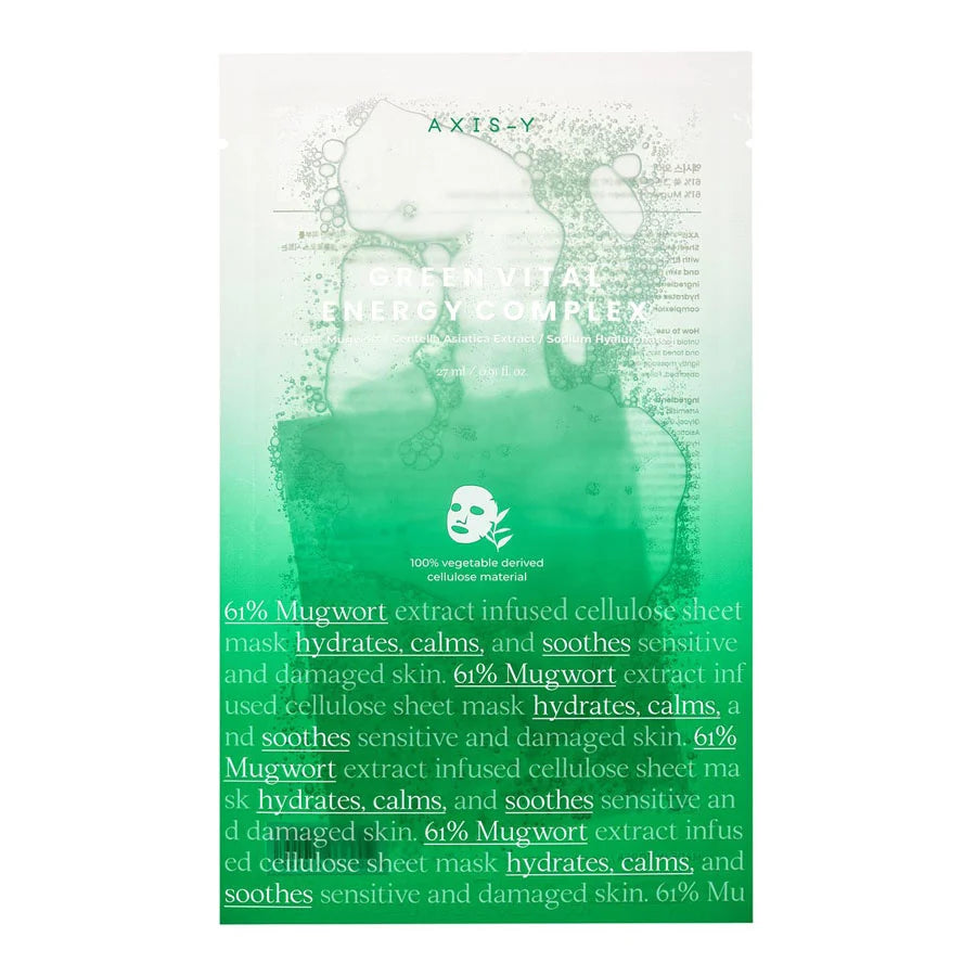 AXIS-Y Green Vital Energy Complex Mask - GA HEADHOUSE