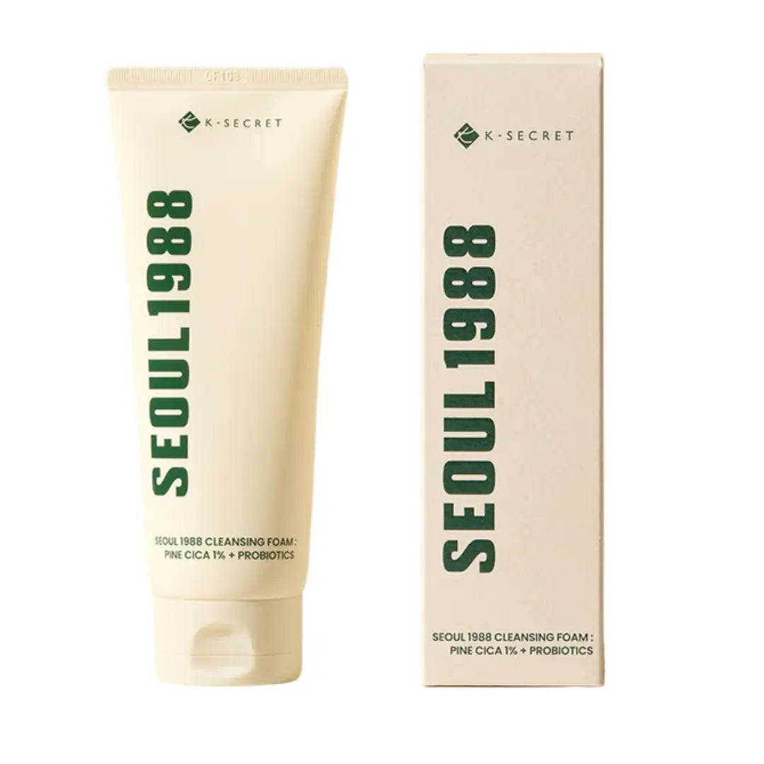 KSECRET - SEOUL 1988 Cleansing Foam : Pine Cica 1% + Probiotics - GA HEADHOUSE