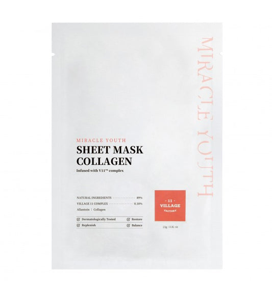 MIRACLE YOUTH SHEET MASK COLLAGEN - GA HEADHOUSE